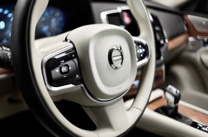 The all-new Volvo XC90 - new steering wheel
